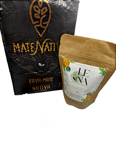 Kit Erva-Mate 1kg Mate Nativo Premium+ Prosa Abacaxi Hortelã