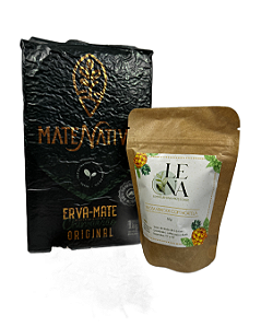 Kit Erva-Mate 1kg Mate Nativo Original+Prosa Abacaxi Hortelã