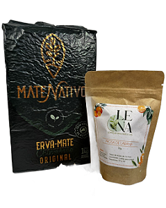 Kit Erva-Mate 1kg Mate Nativo Original + Prosa de Laranja
