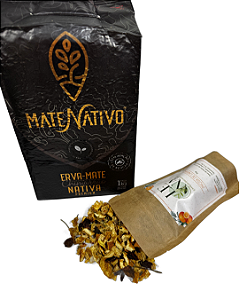 Kit Erva-Mate 1kg Mate Nativo Premium Nativa + Prosa de Laranja