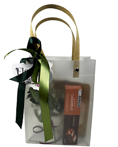 Kit Presente Chá e Chocolate–Prosa Pêssego + Nugali Caramelo