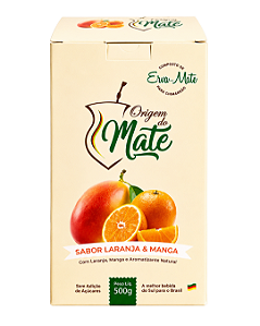 Erva-Mate Saborizada - Manga e Laranja Origem do Mate 500g