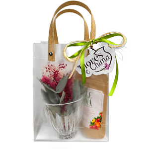 Kit Presente Caneca com Chá Morango e Laranja