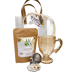 Kit Presente Chá de Mel com Caneca e Infusor