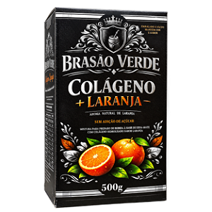 Erva-Mate Colágeno e Laranja - Brasão Verde