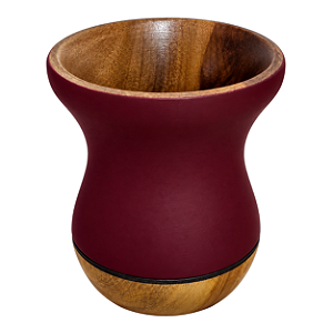 Cuia Bago Premium Marsala Fosca Madeira para Chimarrão