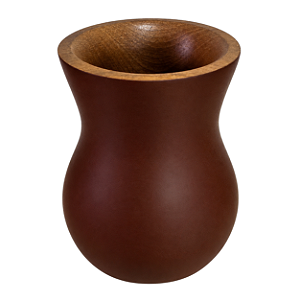 Cuia Getulhinho Marrom Chocolate Fosca para Chimarrão