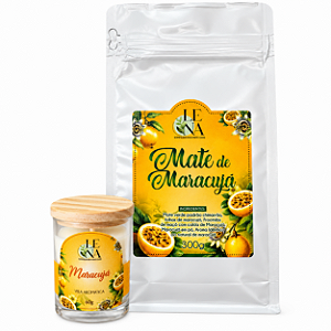 Kit Mate de Maracujá 300g com Vela Aromática 60g