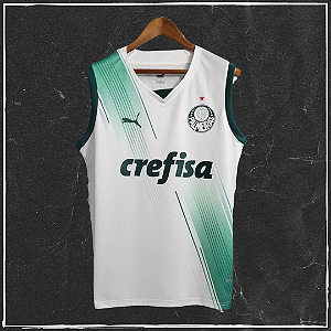 Camisa regata branca do Palmeiras