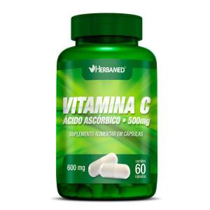 Vitamina C 600mg 60 Cápsulas  Herbamed