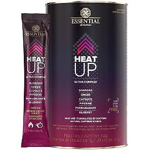 Suplemento em pó Heat Up 7g (140g) 20 Unidades Essential Nutrition