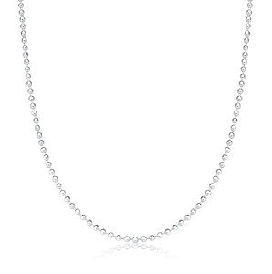 CORRENTE BOLINHA DIAMANTADA 45CM