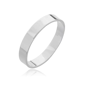 ALIANÇA LISA 2,5MM EM PRATA