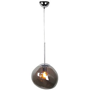 Pendente Stone Metal + Vidro Fume