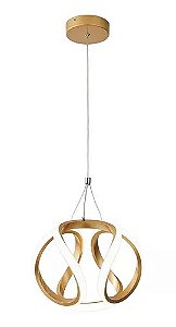 Lustre Pendente Ondas Led 3 em 1  35W