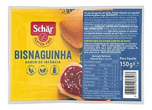 Pão Bisnaguinha sem Glúten Zero Lactose Schär Bandeja 150g