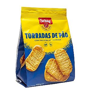 Torrada de Pão Crostini Sem Glúten Vegano Schar 150gr