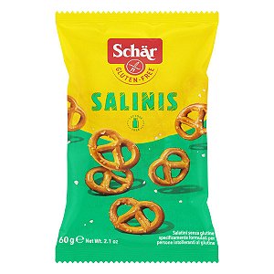 Biscoito Mini Pretzel Salinis Sem Glúten/Lactose 60g Schar