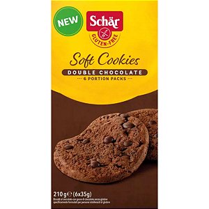 Soft Cookie Double Chocolate Sem Glúten 210g Schar