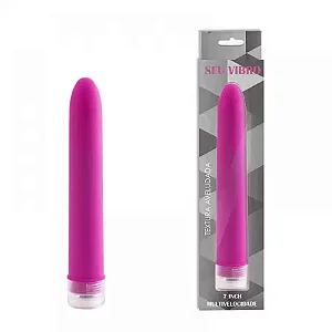 Vibrador Personal 17 cm, 12 Vibrações e Textura Aveludada