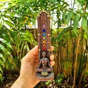 Incensário Vareta Yoga 7 chakras Vertical