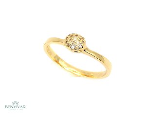 Anel Chuveirinho - Banhado a Ouro 18k