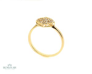 Anel Chuveirinho - Banhado a Ouro 18k