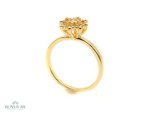 Anel Chuveirinho - Banhado a Ouro 18k