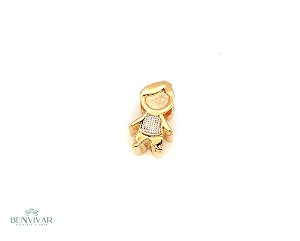Berloque Menino - Banhado Ouro 18k