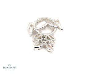 Pingente Menina - Prata 925