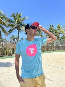 Camiseta Pink BT | Masculina (azul claro)