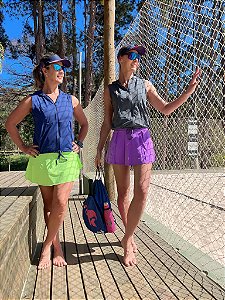 Saia shorts | Pink BT (verde lima)