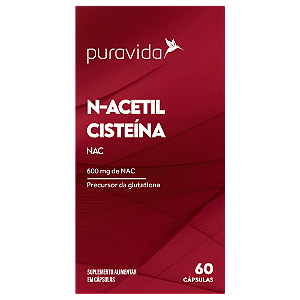 NAC N-acetil Cisteína 60 Cápsulas - Pura Vida