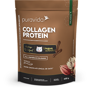 Colágeno Collagen Protein Língua de Gato 450g - Pura Vida