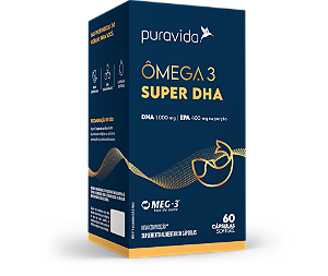 Ômega 3 Super DHA 60 Cápsulas - Pura Vida