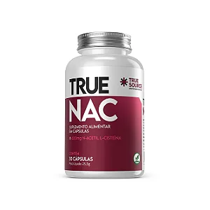 True NAC 600mg 30 Cápsulas - True Source