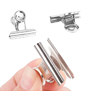 PRESILHAS DE METAL GRANDE ROSE 2UND