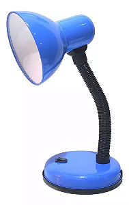 LUMINARIA DE MESA AZUL