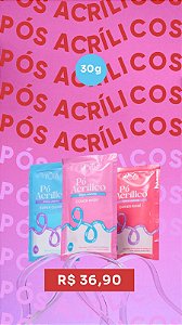 SACHE PO ACRILICO 30G VOLIA - CORES:SUPER CLEAR