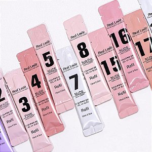 SACHÊ GEL 15ML REAL LOVE - CORES:2 PINK NUDE