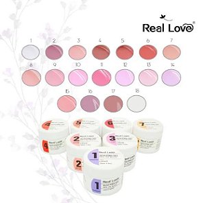 GEL 30ML REAL LOVE - CORES:1 TRANSPARENT