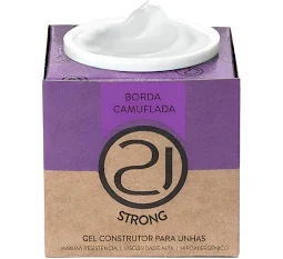 GEL STRONG ECOLINE 34G NAILS 21 - CORES:BORDA CAMUFLADA
