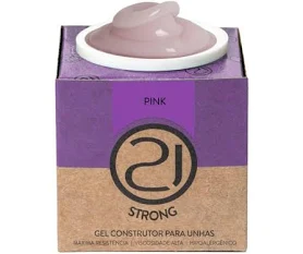 GEL STRONG ECOLINE 34G NAILS 21 - CORES:PINK