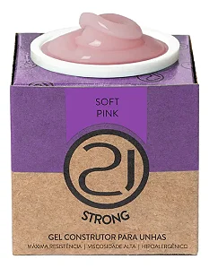 GEL STRONG ECOLINE 34G NAILS 21 - CORES:SOFT PINK