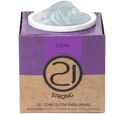 GEL STRONG ECOLINE 34G NAILS 21 - CORES:CLEAR