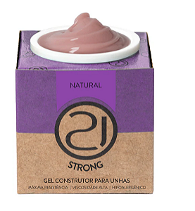 GEL STRONG ECOLINE 34G NAILS 21 - CORES:NATURAL