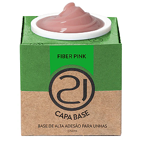 ECOLINE ONEFIX CAPA BASE 28G NAILS 21 - CORES:FIBER PINK