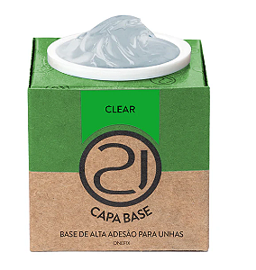 ECOLINE ONEFIX CAPA BASE 28G NAILS 21 - CORES:CLEAR
