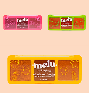 TRIO DE BLUSH MELU ILUMIN - CORES:CHERRY CHEATS