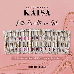 KIT ESMALTE EM GEL 12ML KAISA - CORES:KIT PÉROLA